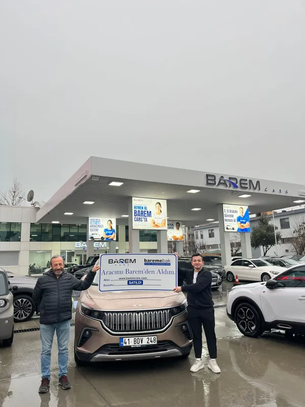 Aracını Barem Cars ile satan mutlu müşteri 7