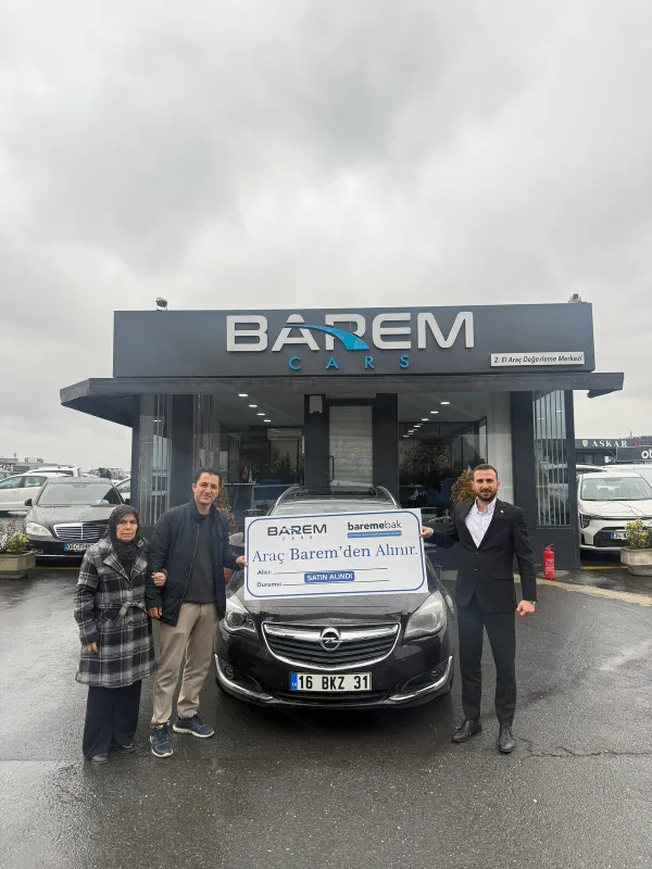 Aracını Barem Cars ile satan mutlu müşteri 16
