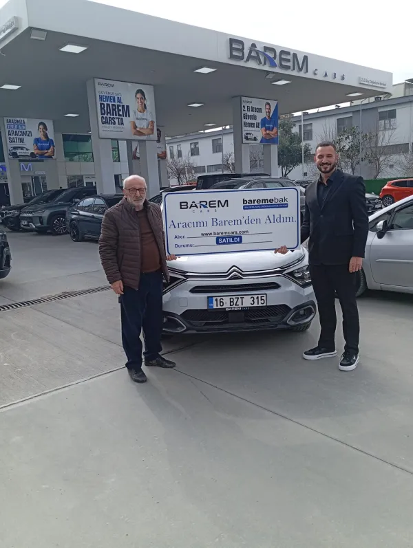 Aracını Barem Cars ile satan mutlu müşteri 21