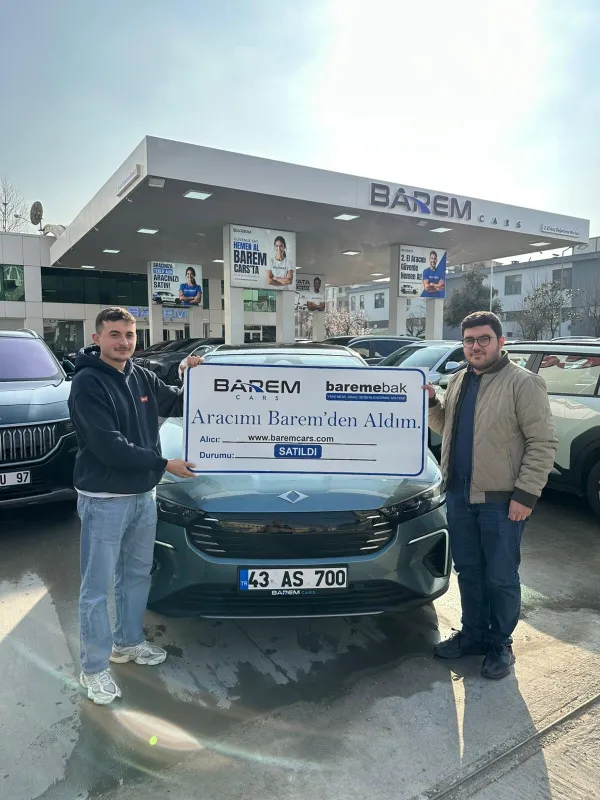 Aracını Barem Cars ile satan mutlu müşteri 31