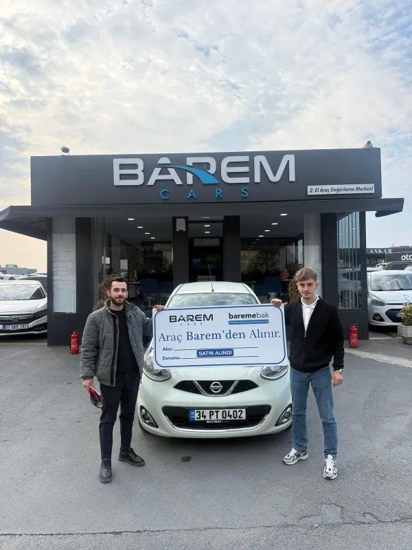 Aracını Barem Cars ile satan mutlu müşteri 32