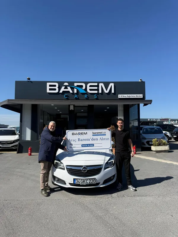 Aracını Barem Cars ile satan mutlu müşteri 34