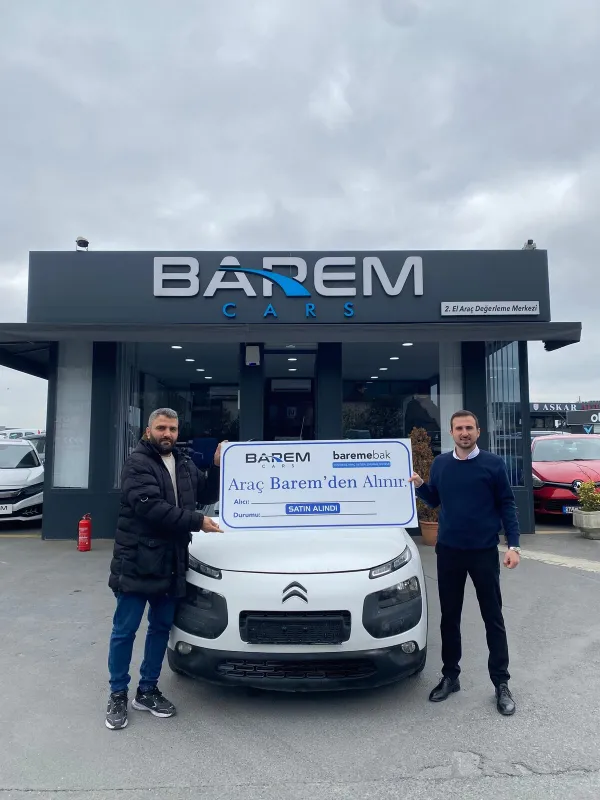 Aracını Barem Cars ile satan mutlu müşteri 42